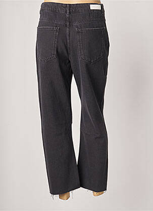 Jeans coupe droite stretch taille normale noir BENETTON femme
