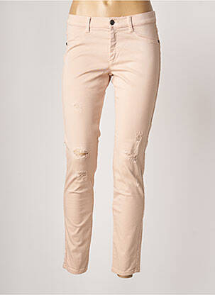 Pantalon slim stretch taille normale rose SISLEY femme