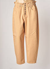 Pantalon droit beige BENETTON pour femme seconde vue