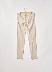 Pantalon slim beige BENETTON pour femme seconde vue