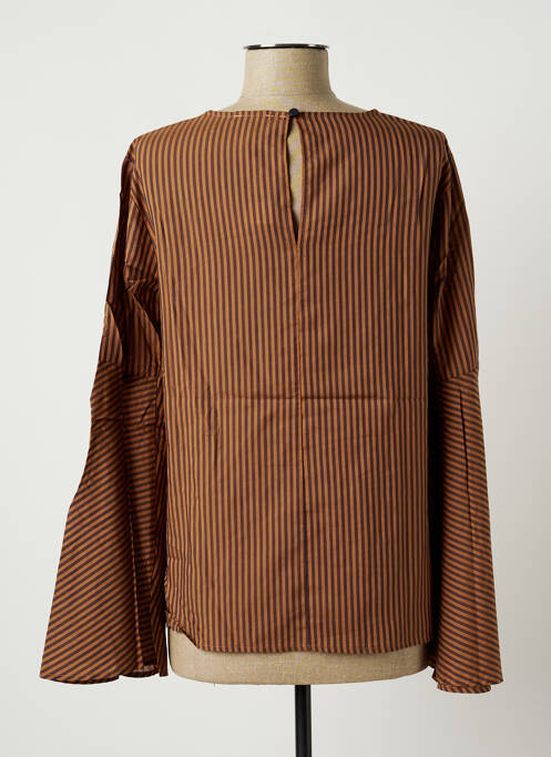 Blouse marron BENETTON femme
