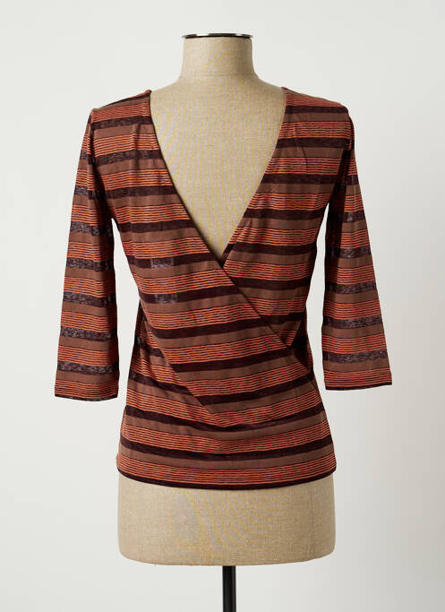 Top orange SISLEY pour femme