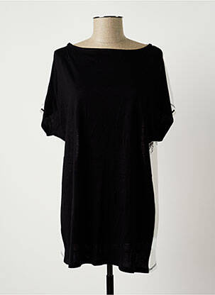 Tunique manches courtes manches courtes noir SISLEY femme