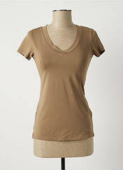 T-shirt marron BENETTON pour femme seconde vue