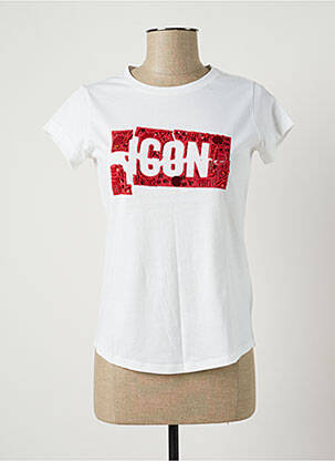 T-shirt blanc SISLEY pour femme