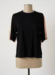 T-shirt noir SISLEY pour femme seconde vue