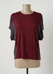 T-shirt rouge SISLEY pour femme seconde vue