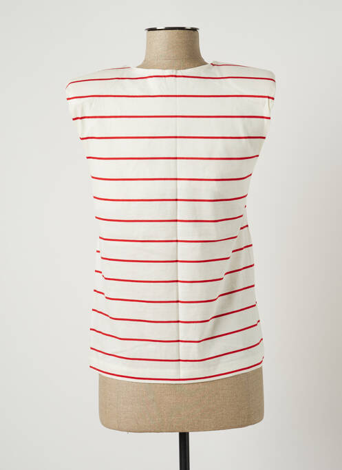 Débardeur blanc SISLEY pour femme