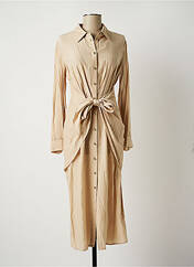 Robe mi-longue beige SISLEY pour femme seconde vue