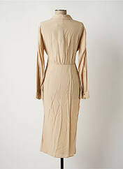 Robe mi-longue beige SISLEY pour femme seconde vue