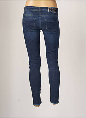 Jeans skinny effet usé délavé taille basse bleu LTB femme