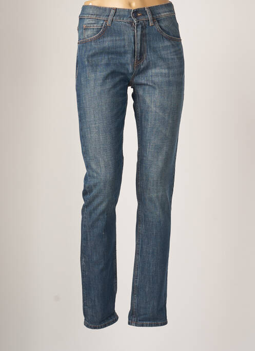 Jeans coupe slim slim taille normale bleu SISLEY femme