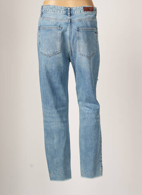 Jeans coupe droite effet usé délavé taille normale bleu LTB femme