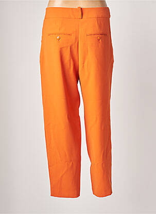 Pantalon chino taille normale taille normale orange BENETTON femme
