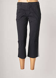 Pantacourt coupe droite taille normale bleu BENETTON femme