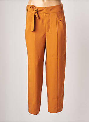 Pantalon chino orange BENETTON pour femme