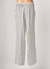 Pantalon large blanc BENETTON pour femme seconde vue
