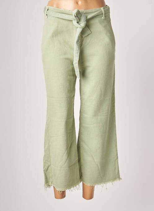 Pantalon 7/8 vert BENETTON pour femme
