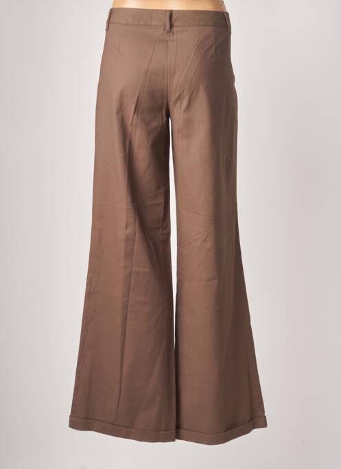 Pantalon large marron SISLEY pour femme