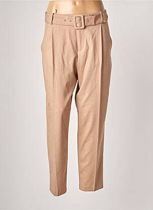 Pantalon chino taille normale taille normale beige BENETTON femme