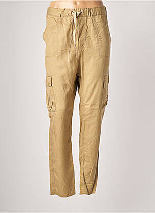 Pantalon cargo beige BENETTON pour femme