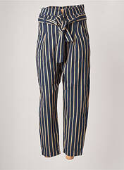 Pantalon chino bleu BENETTON pour femme seconde vue