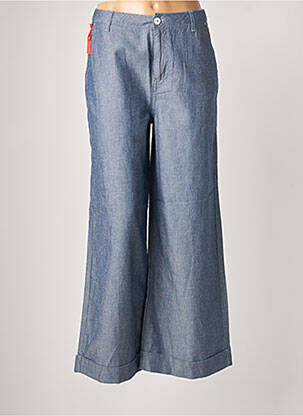 Pantalon large bleu BENETTON pour femme