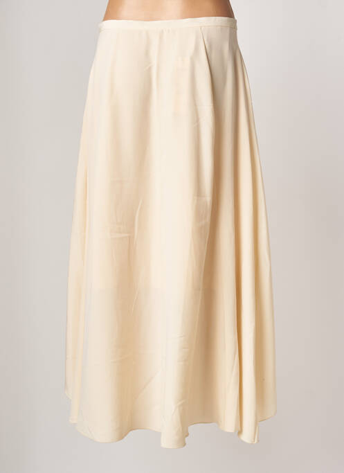 Jupe longue beige SISLEY pour femme