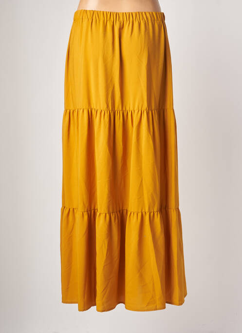 Jupe longue jaune SISLEY pour femme