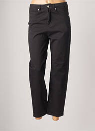 Pantalon 7/8 stretch taille normale noir BENETTON femme