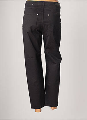 Pantalon 7/8 stretch taille normale noir BENETTON femme