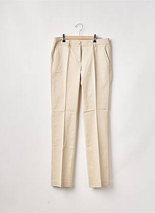 Pantalon chino beige BENETTON pour femme