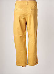 Pantalon chino jaune BENETTON pour femme seconde vue
