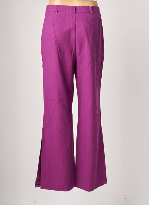 Pantalon flare violet BENETTON pour femme