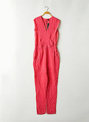 Combi-pantalon fermeture boutonnée au dos sans manche rose BENETTON femme