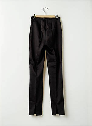 Pantalon slim taille haute taille haute noir SISLEY femme