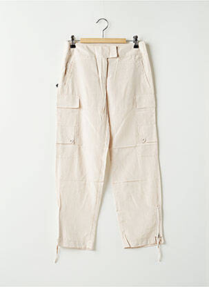 Pantalon 7/8 fermeture zippée sous rabat avec crochet taille basse gris SISLEY femme