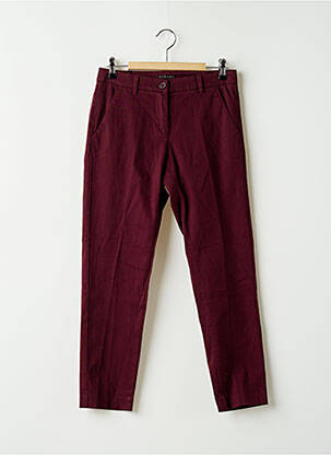 Pantalon chino taille normale taille normale violet SISLEY femme