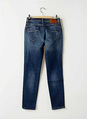 Jeans coupe slim slim taille haute bleu SISLEY femme