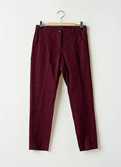 Pantalon chino violet SISLEY pour femme seconde vue