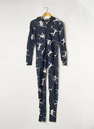 Combi-pantalon coupe cintrée manches longues bleu ONEPIECE femme