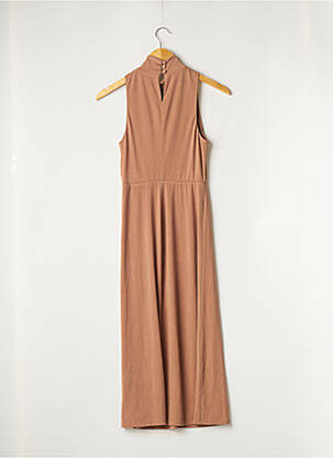 Robe mi-longue sans manche sans manche marron SONG OF STYLE femme
