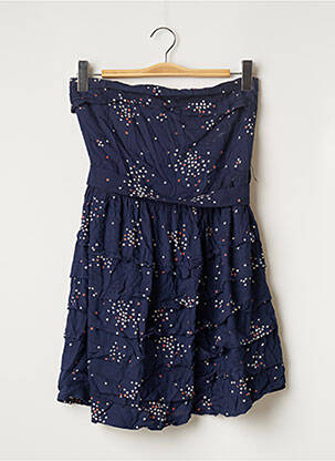 Tunique sans manche manches bustier bleu SANDRO femme