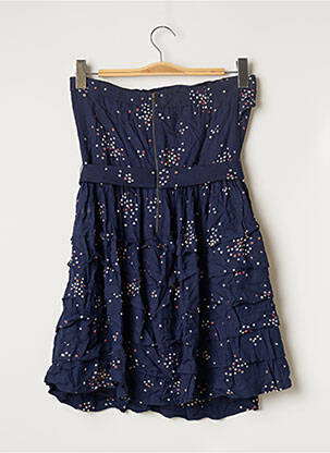 Tunique sans manche manches bustier bleu SANDRO femme