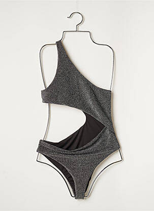 Maillot de bain 1 pièce stretch gris MON PETIT BIKINI femme
