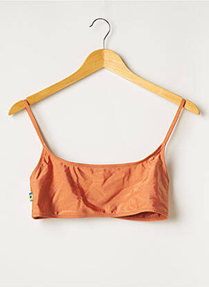 Haut de maillot de bain orange CACATOÈS pour femme