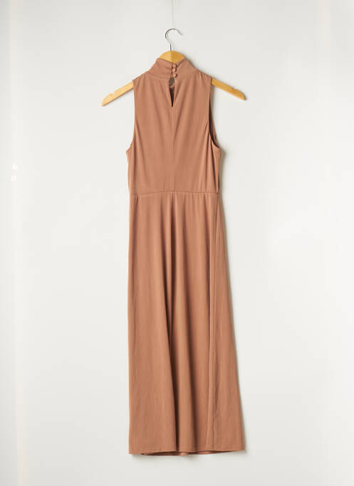Robe mi-longue marron SONG OF STYLE pour femme