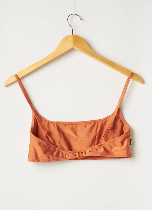 Haut de maillot de bain orange CACATOÈS pour femme