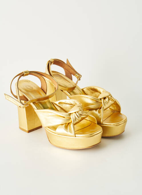 Sandales/Nu pieds jaune BONS BAISERS DE PANAME pour femme