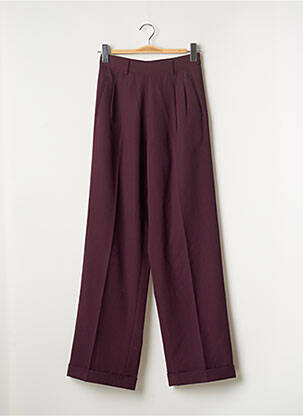 Pantalon large violet HI DE HO pour femme